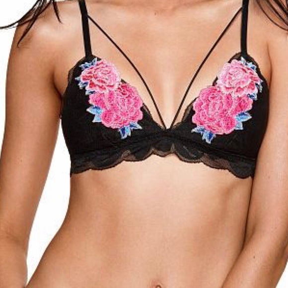 PINK Victoria's Secret Other - PINK Victoria’s Secret Embroidered Bralette